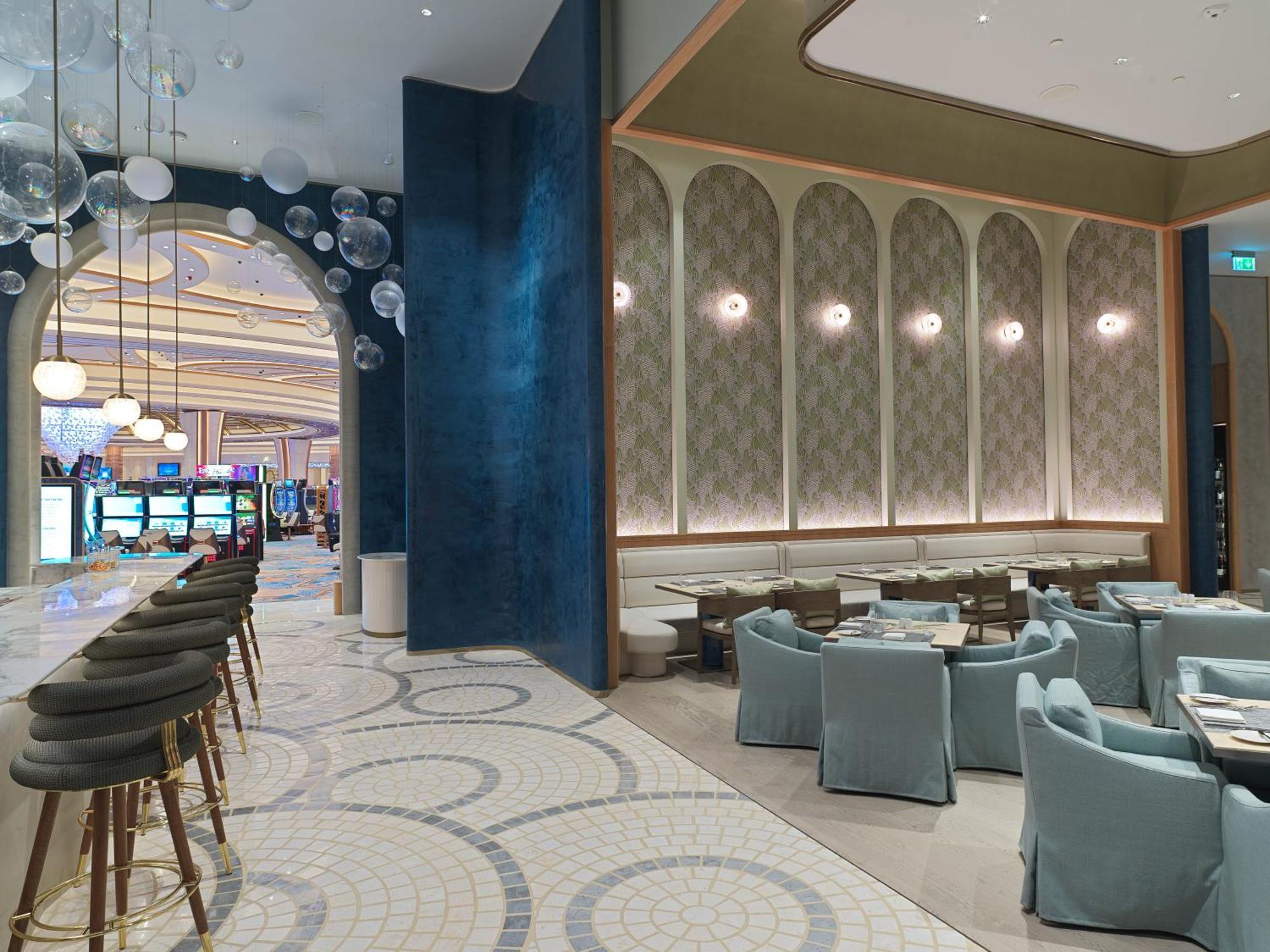 City Of Dreams Mediterranean - Integrated Resort, Casino & Entertainment Лимасол Екстериор снимка The interior of the restaurant